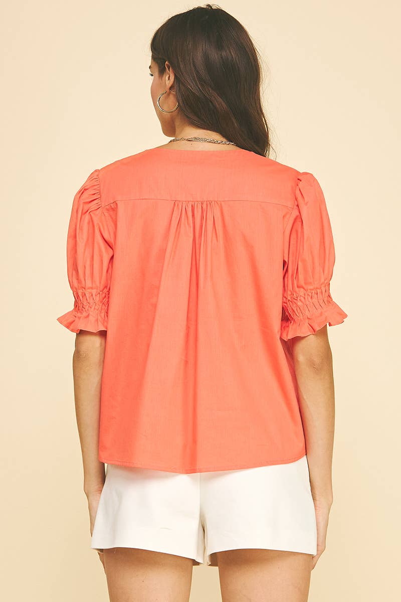 TUCKED DETAIL Blouse