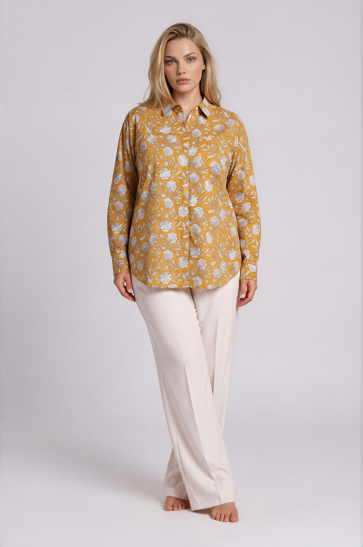 Good Boyfriend Shirt- Wildflower Maize