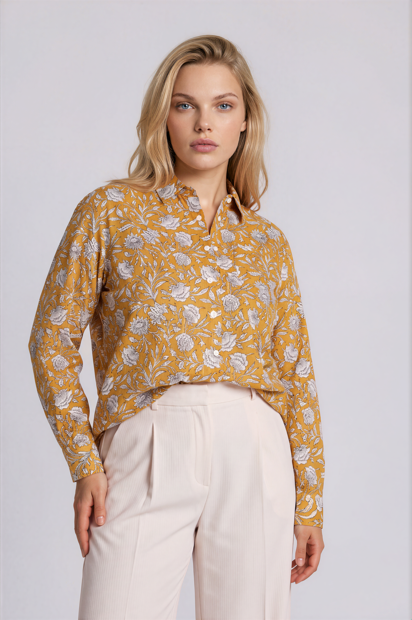 Good Boyfriend Shirt- Wildflower Maize
