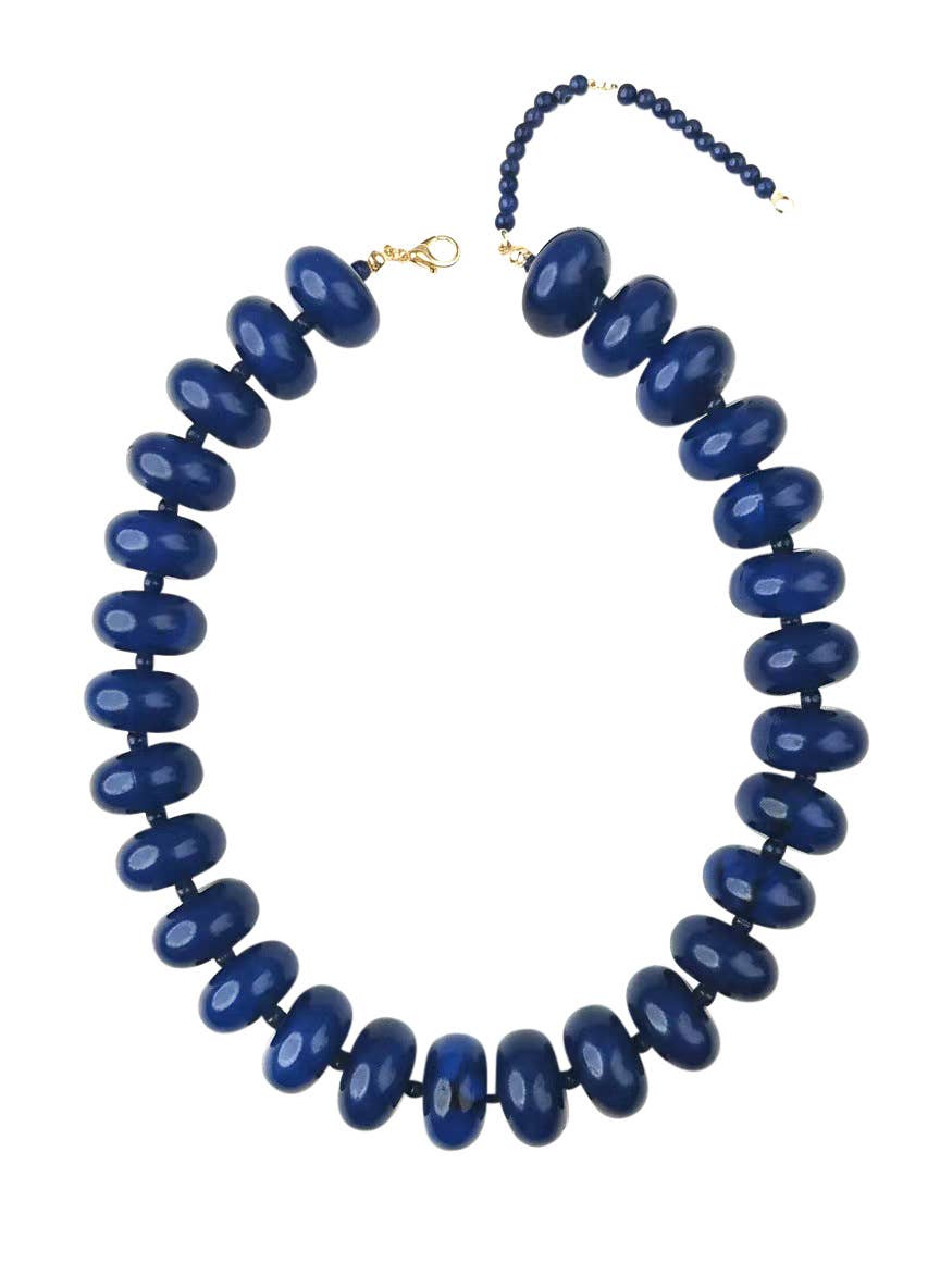Bailey Necklace- Navy