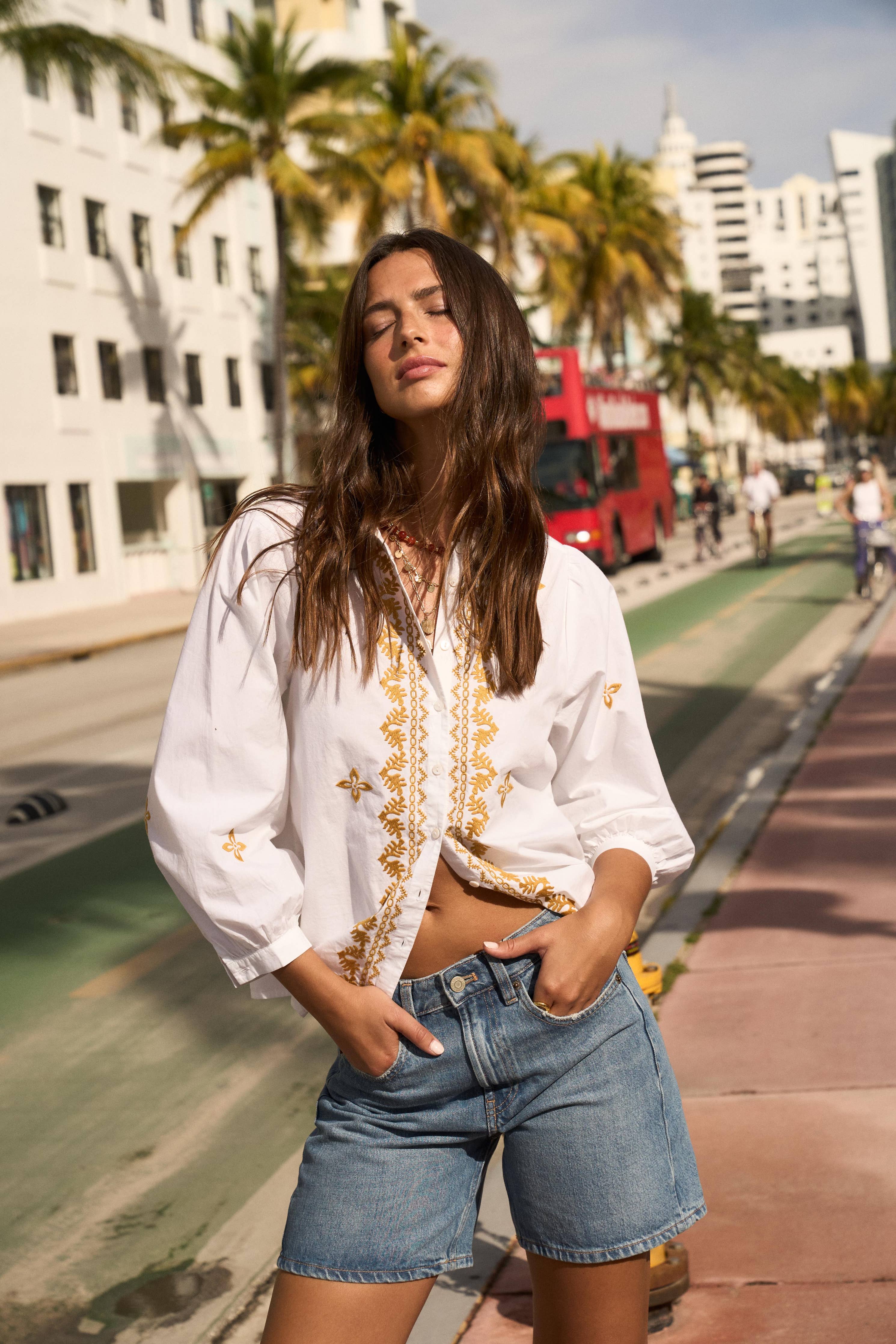 Valentina blouse white
