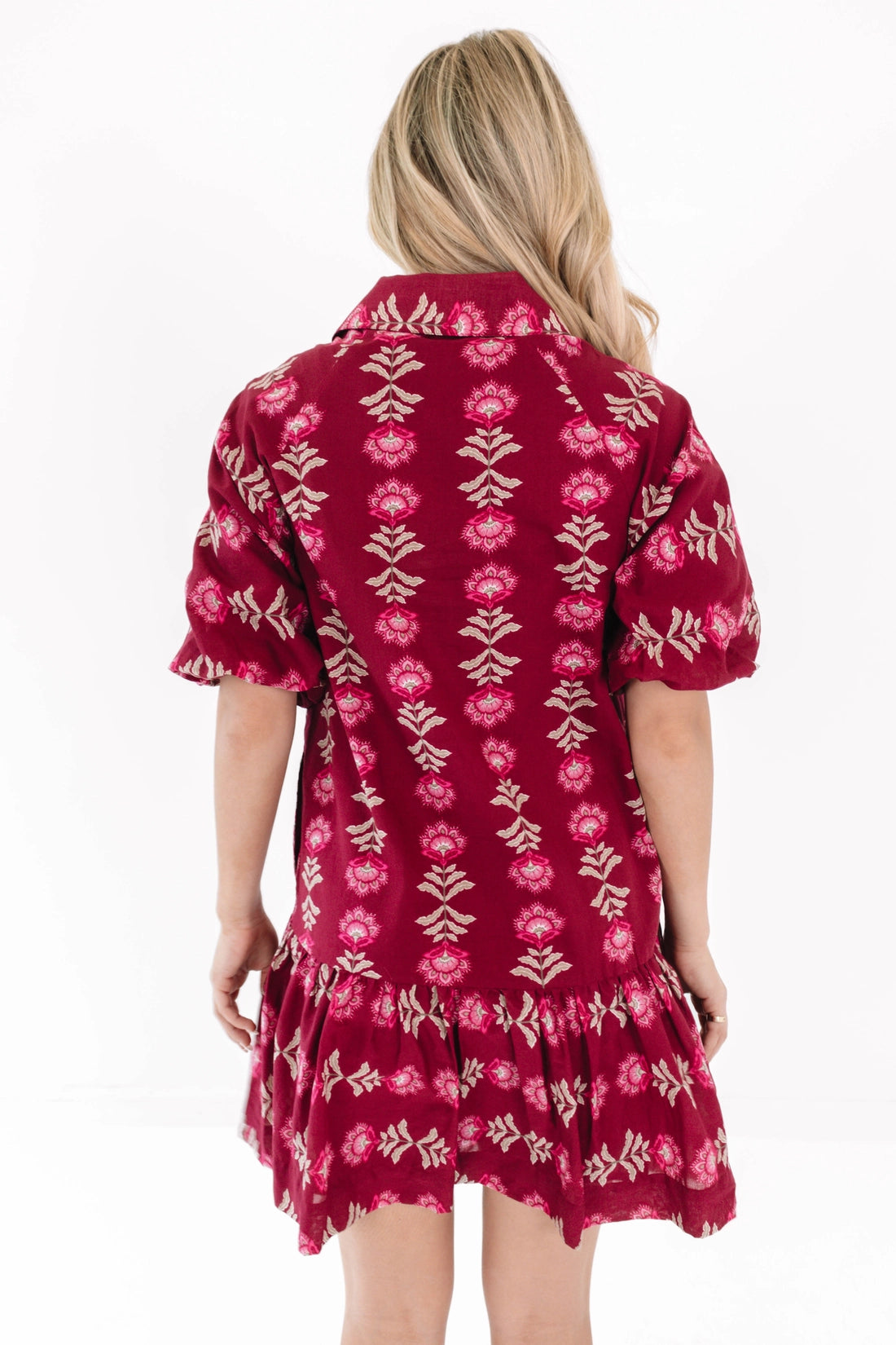 Athena Puff Sleeve Dress