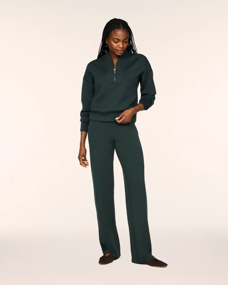 Airessentials Shawl Collar Half Zip- Night Forest