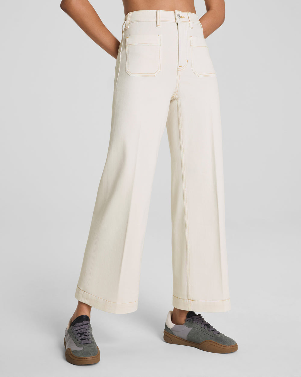 Spanxshape Cropped Wide Leg Jean