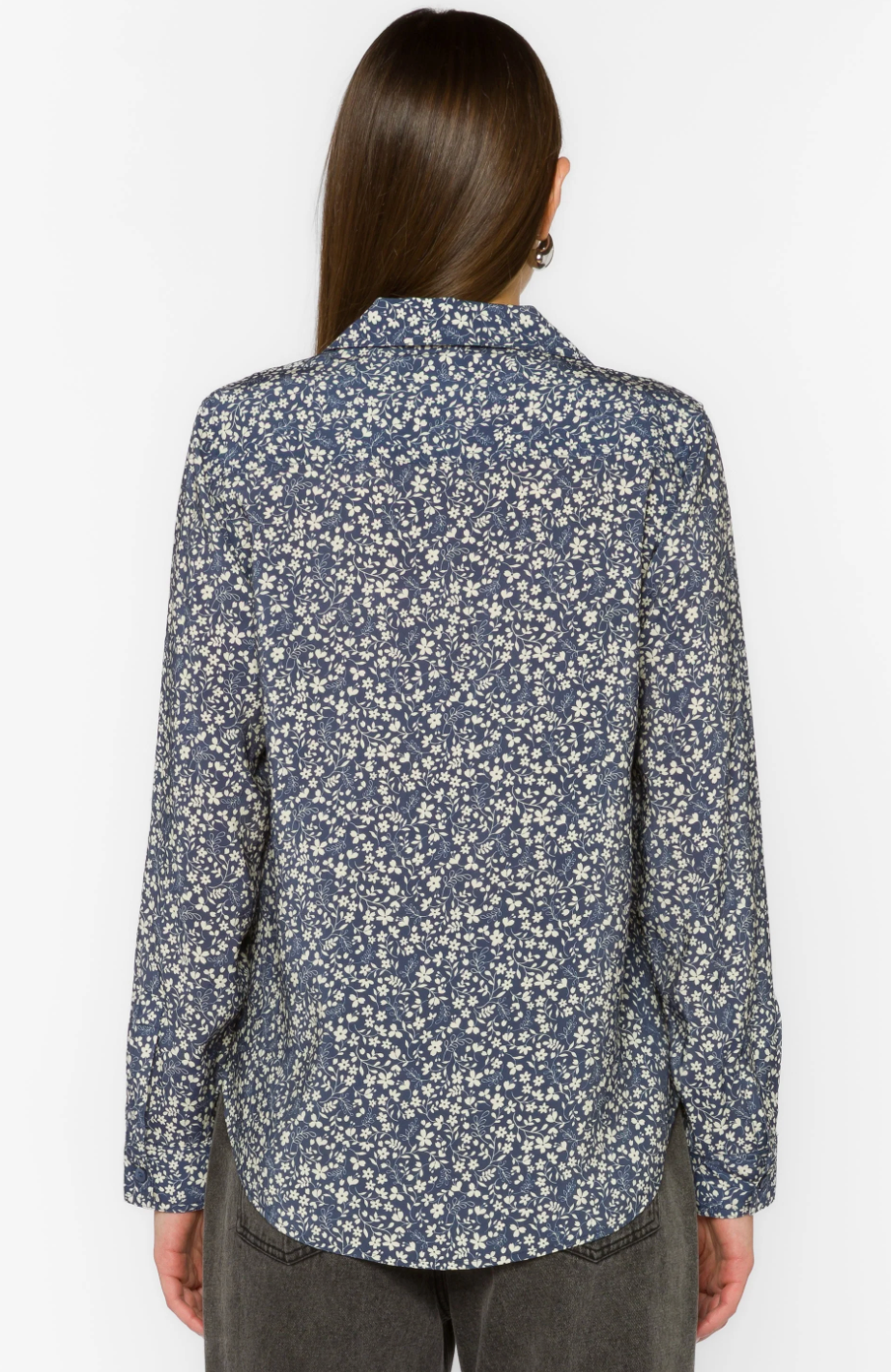 Talma Top - Midnight Navy Floral