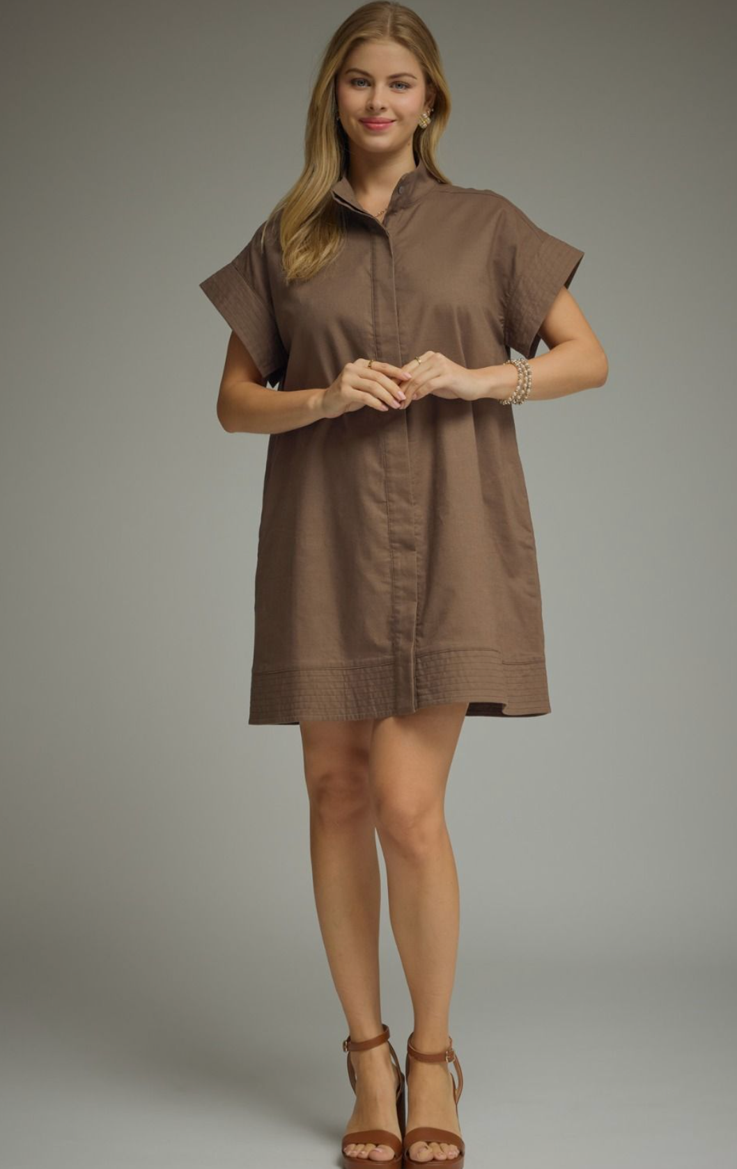 Teague Dress-Cocoa