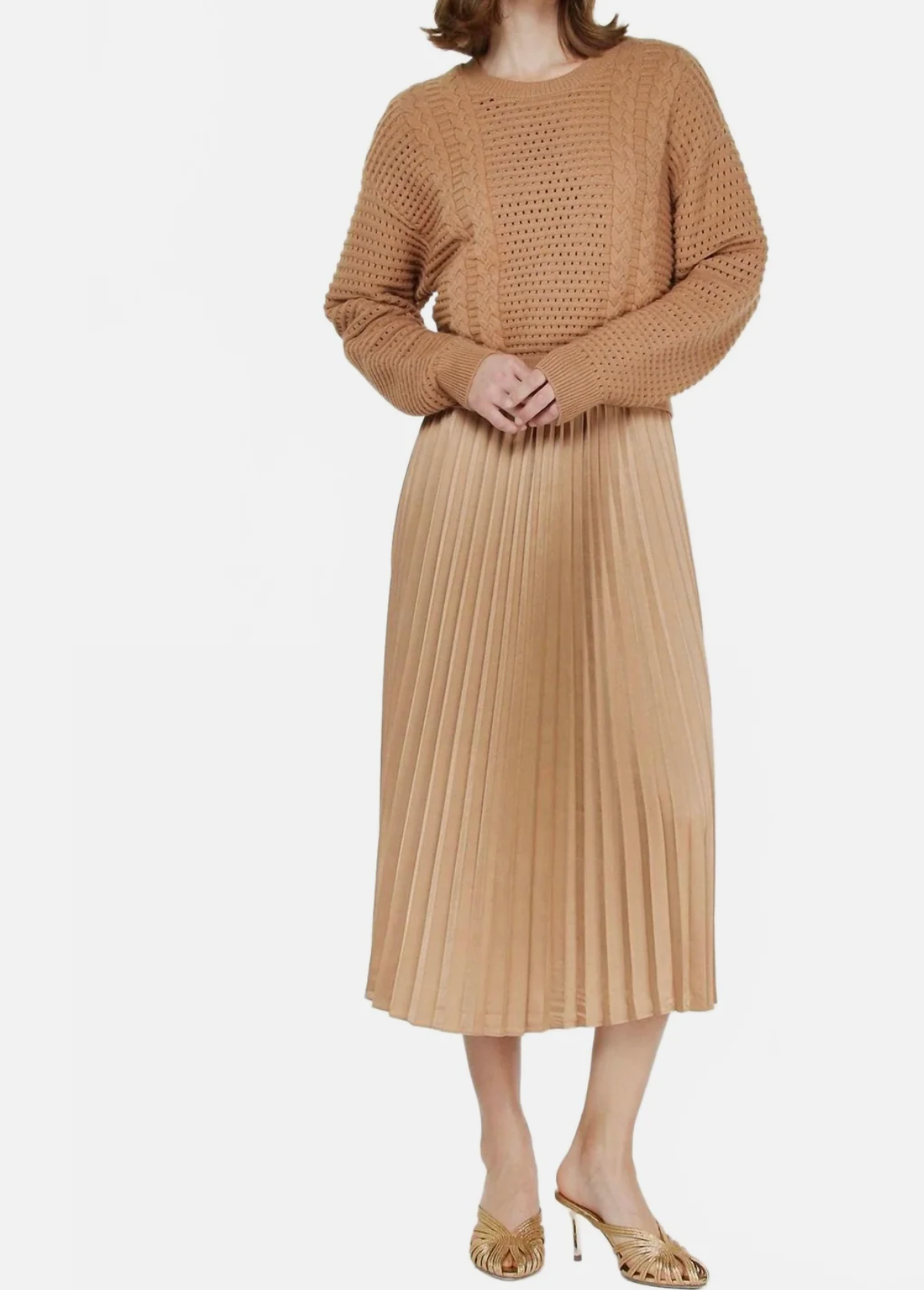 Palmer Dress-Tan