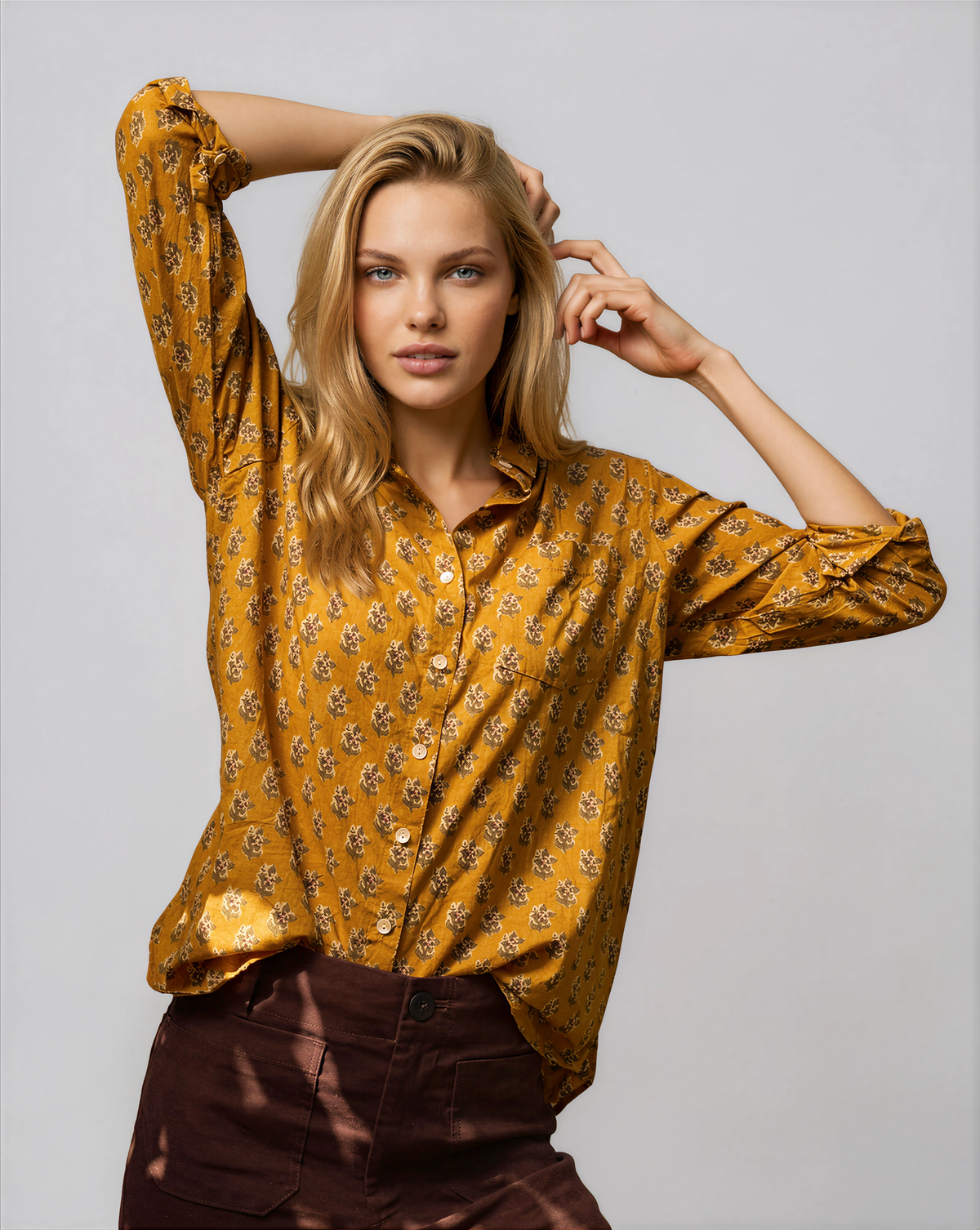 Good Boyfriend Shirt- Rockport Floral