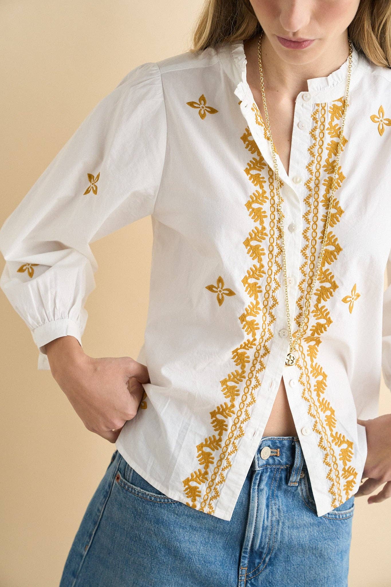 Valentina blouse white