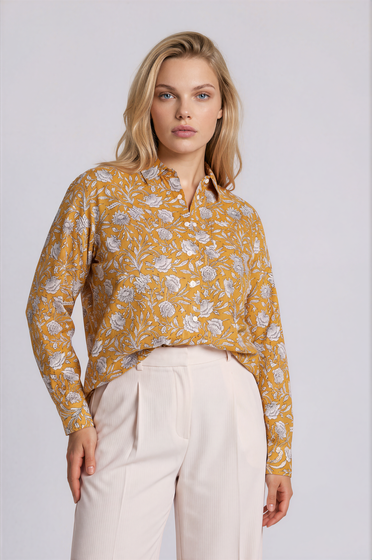 Good Boyfriend Shirt- Wildflower Maize