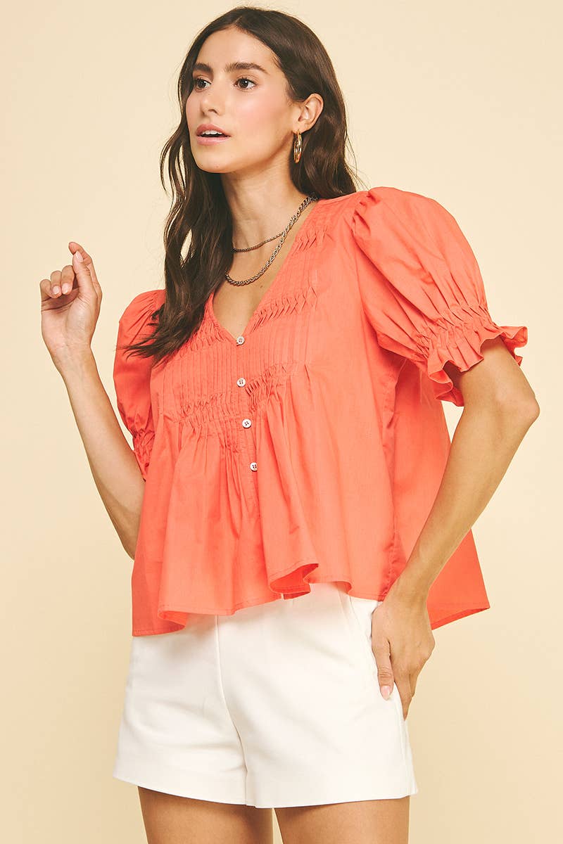 TUCKED DETAIL Blouse