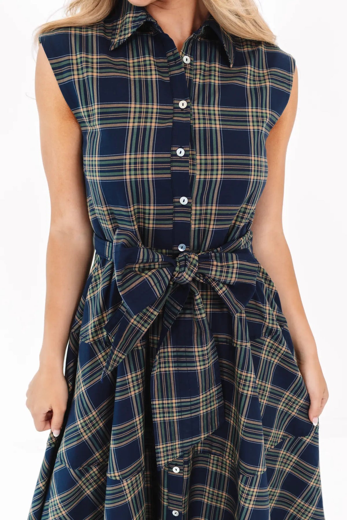 Etta Midi Navy
