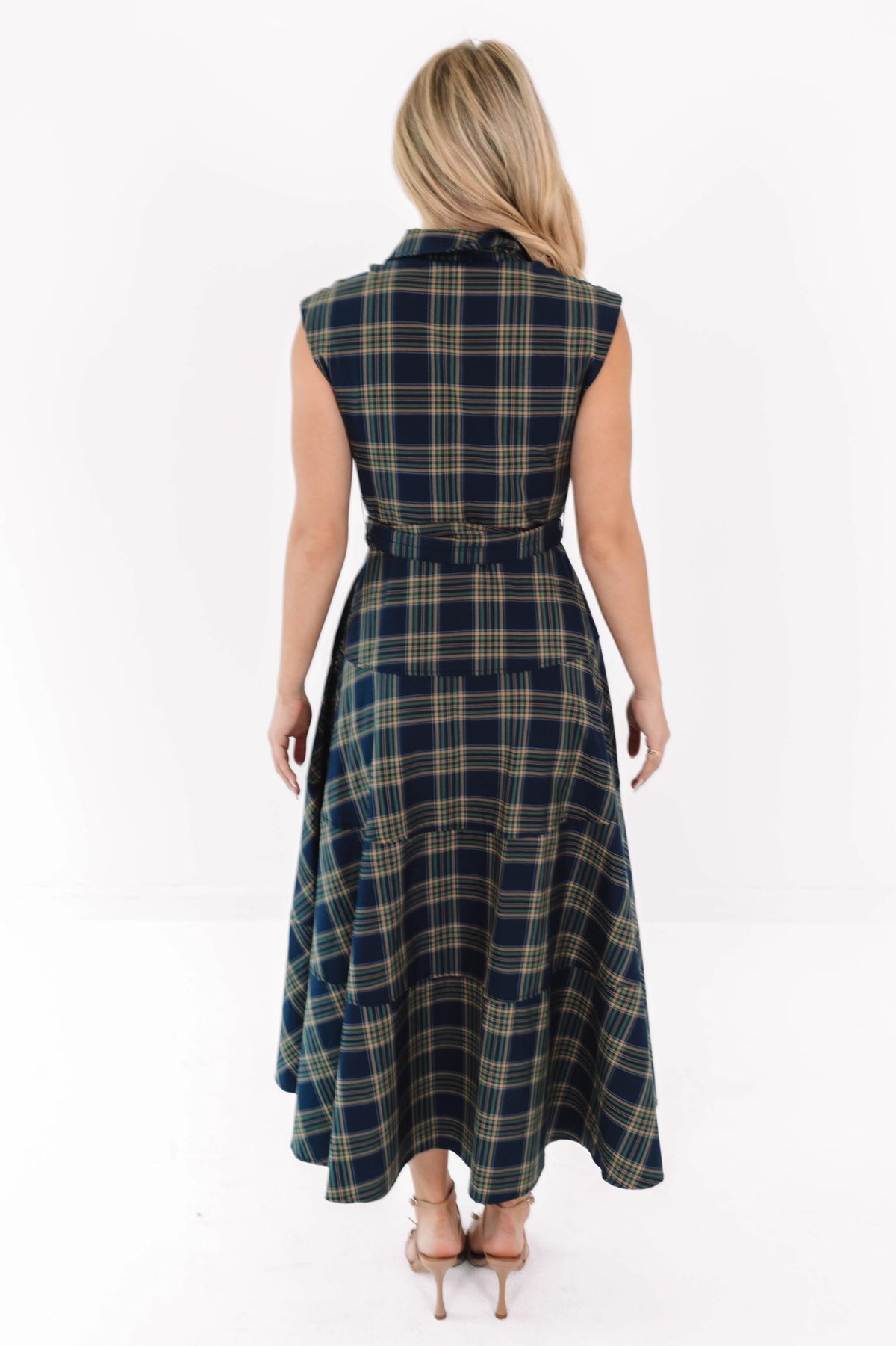 Etta Midi Navy
