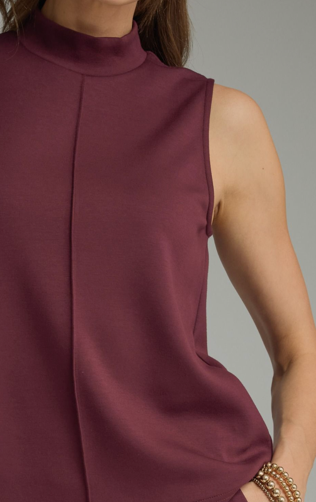 Isla Top- Burgundy