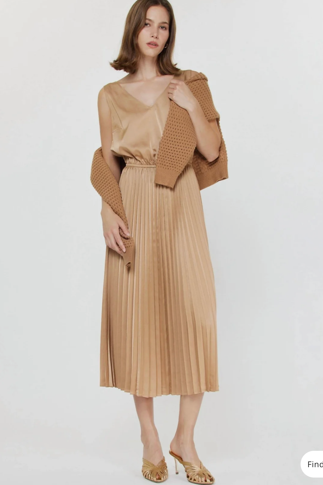 Palmer Dress-Tan